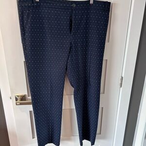 Tommy Hilfiger Navy Polka Dot Trousers